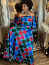Load image into Gallery viewer, African Zanzibar Two Piece Maxi Skirt Set (Teal Blend)