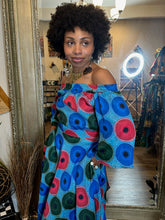 Load image into Gallery viewer, African Zanzibar Two Piece Maxi Skirt Set (Teal Blend)
