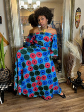 Load image into Gallery viewer, African Zanzibar Two Piece Maxi Skirt Set (Teal Blend)