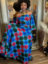 Load image into Gallery viewer, African Zanzibar Two Piece Maxi Skirt Set (Teal Blend)