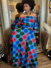 Load image into Gallery viewer, African Zanzibar Two Piece Maxi Skirt Set (Teal Blend)