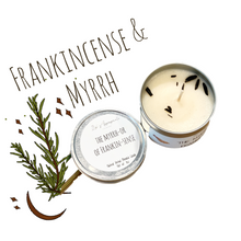 Load image into Gallery viewer, All Natural Herbal Blended Tin Candle w/ Herbs