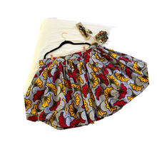 Load image into Gallery viewer, African Ghana 🇬🇭 Multi Falling Leaves Printed Short Maxi