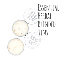 Load image into Gallery viewer, All Natural Herbal Blended Tin Candle w/ Herbs
