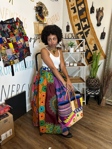 African Authentic Maxi Long Skirts