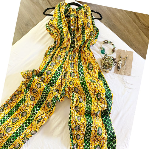Zanzibar Yellow Magic Pants Jumpsuit