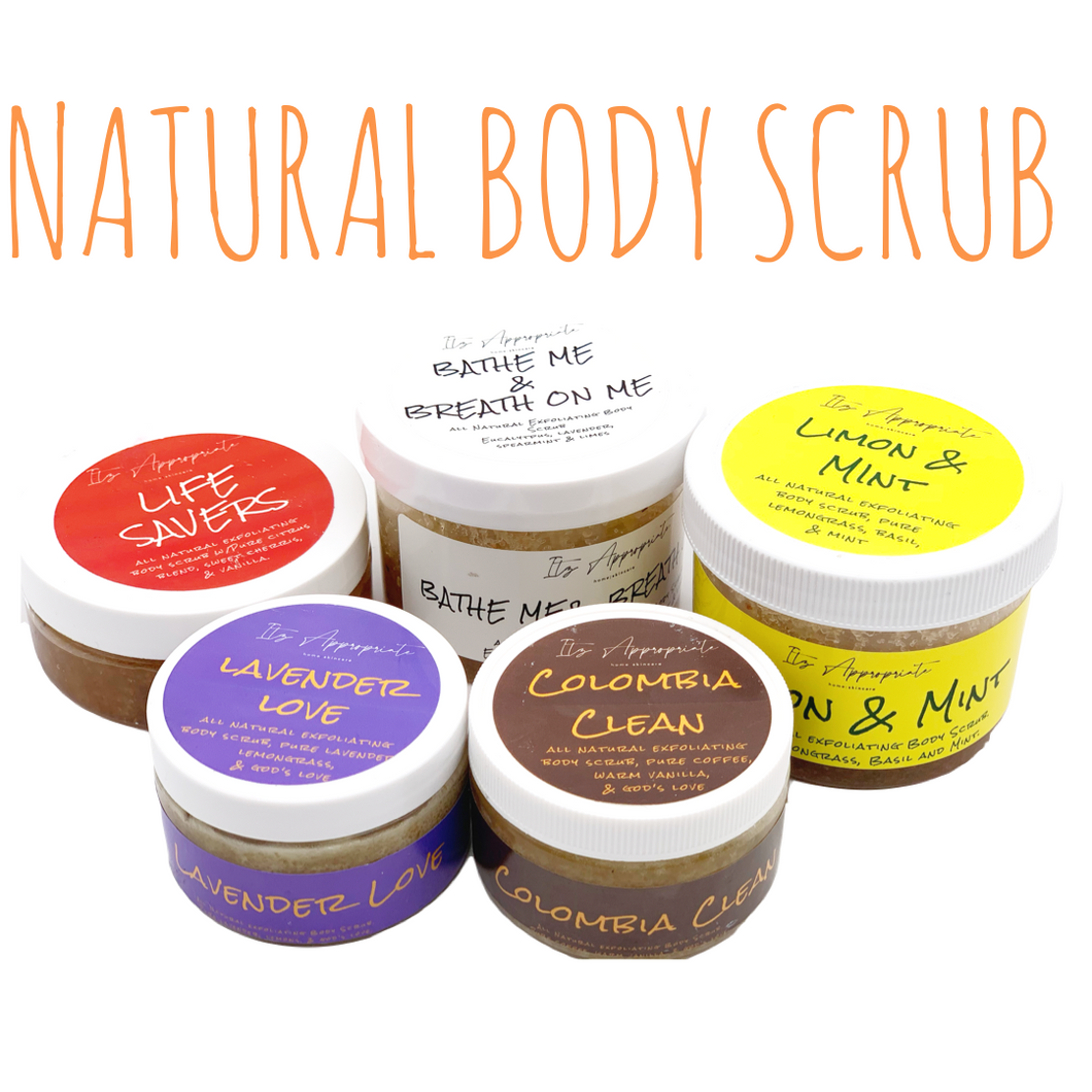 NEW FORMULATED NATURAL Body Scrubs